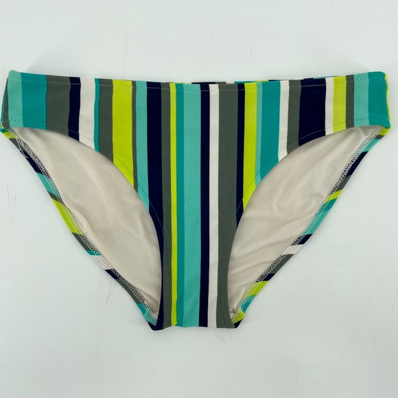 aerie Other - Aerie Swim Bikini Bottoms Teal Blue Green Stripes M